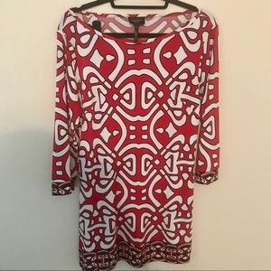 Chinese Laundry Red Patterned Dress